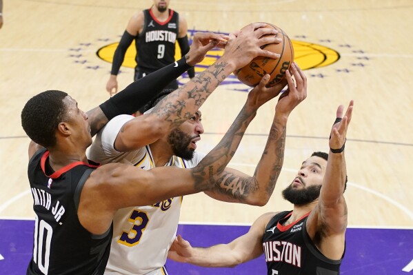 Davis has 27 points and 14 rebounds Lakers keep Rockets winless